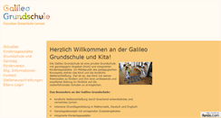 Desktop Screenshot of galileo-grundschule.de